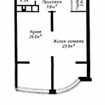 1-ая квартира Литературная/ 8 ст.Б.Фонтана