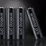 Аккумуляторы Panasonic Eneloop Pro AA 2550 mAh,  BK-3HCC,  500 циклов!