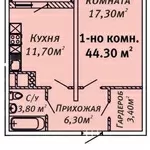 Продам 1-комнатную квартиру в ЖК 