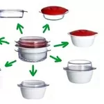 Пароварка/мультиварка Pyrex Multi Cook. Производство - Франция.