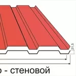 Профнастил ПН35 кровельно-стеновой