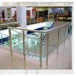 Алюминиевые перила и комплектующие, лестничные ограждения.