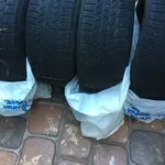 Продам резину зимнюю б/у 225/55 R17 Continental