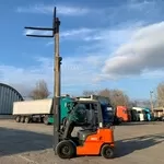 Вилочний автопогрузчик Nissan,  з щоглою triplex/триплекс 5.1 метри