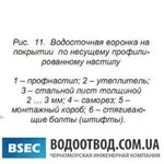 Кровельная воронка для профнастила HL 63, 