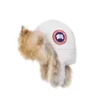 CANADA GOOSE шапка пуховик Aviator Hat. Натуральный мех Койота. Сделан