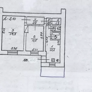 Продам 2-х ком. квартиру на ул.Канатной.