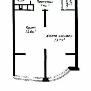 1-ая квартира Литературная/ 8 ст.Б.Фонтана