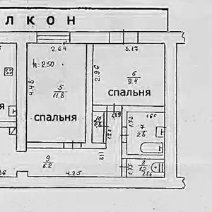 Продам 3-х ком.квартиру на ул. Прохоровская.