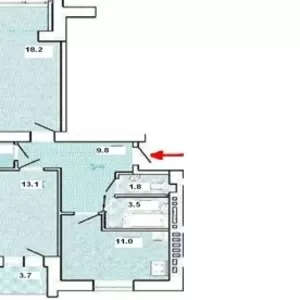 Продам 2-х комнатную квартиру в сданном доме