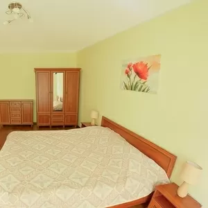 Светлая квартира в самом центре города. Посуточно.