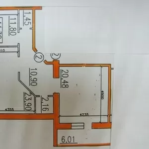 Продам 2х ком. квартиру в новострое р-н 