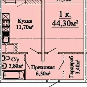 Продажа 1 комн Люстдорфская дорога Киевский р-н  рядом с парком