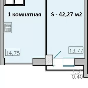 Продажа 1 комн квартиры на Французском бульваре