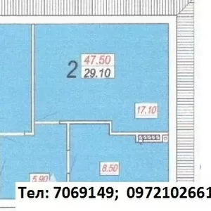 Продажа 2-х комн квартиры новострой на Дмитрия Донского