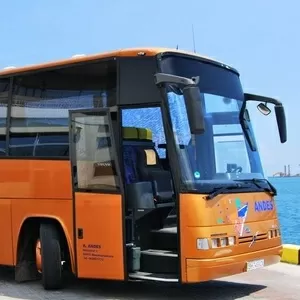 Пассажирские перевозки автобусами еврокласса на 49 мест.