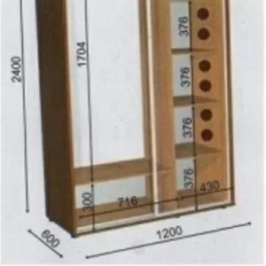 шкаф купе 120 60 240