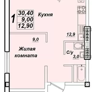 1 комн квартира в малоквартирном доме на Таирова