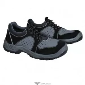 Кроссовки рабочие,  BRUNIREIS,  мет.подносок,  SB,  цвет: серо-черный