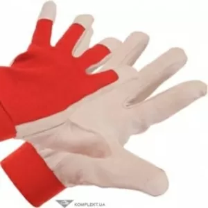 Перчатки комбинир. (кожа+х/б трикотаж) АВТОМОБИЛИСТ