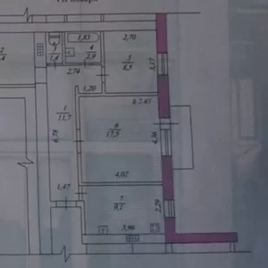 Продам 3-х комн или обменяю на 2-х комн квартиру.