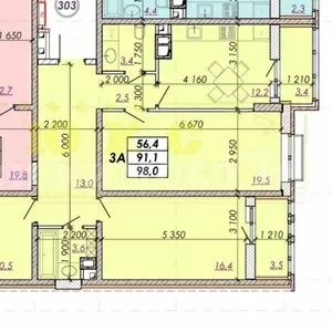 Продам 3 комнатную квартиру в ЖК Прохоровский,  Молдаванка