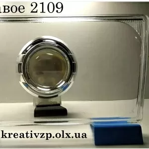 Полированные стёкла фар 2109 для установки линз