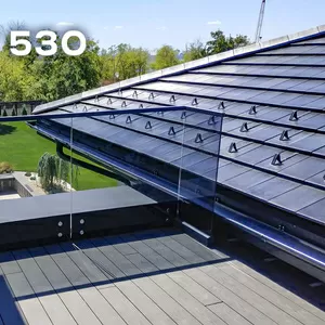 Стеклянные ограждения для лестниц и балкона террас