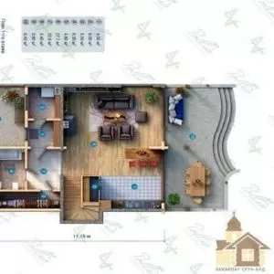 Купити будинок із зрубу під замовлення від ЗСБ