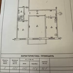 Три кімнатна квартира на Черемушках ( вул. Бабаджаняна)