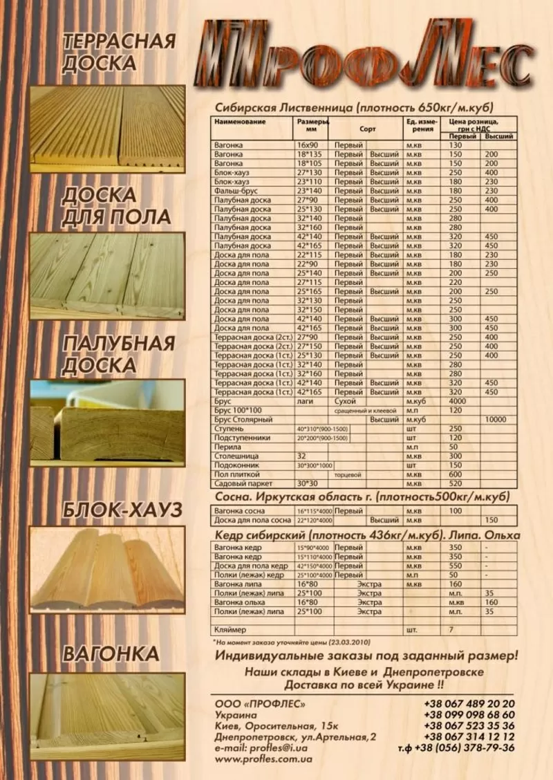 Сибирская лиственница,  кедр,  сосна