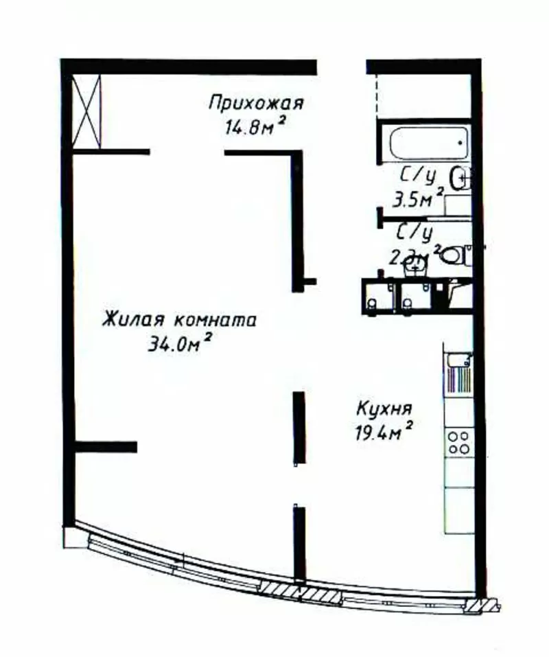 1-ая квартира Литературная