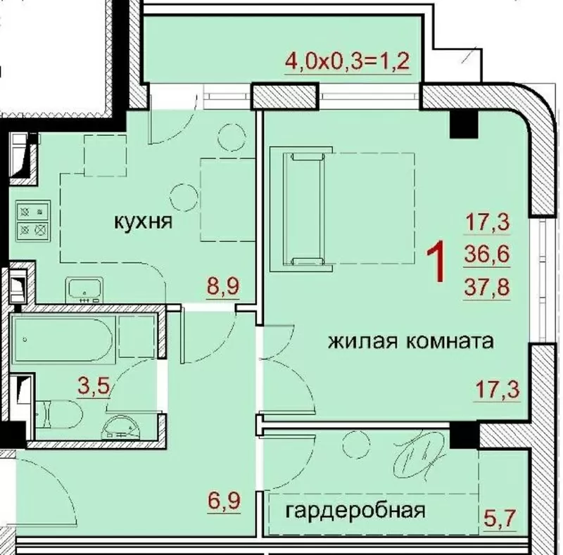 Александровский проспект однокомнатная квартира