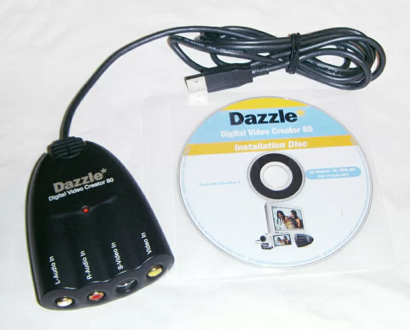 Pinnacle Dazzle DVC-80 – USB- устройство видеозахвата (оцифровки)