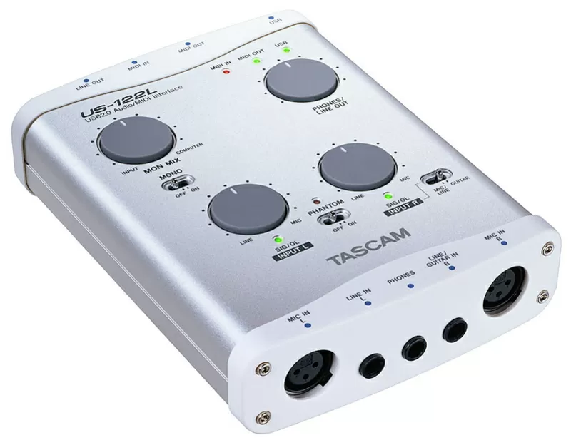 Tascam US-122L - USB Audio/Midi Интерфейс  