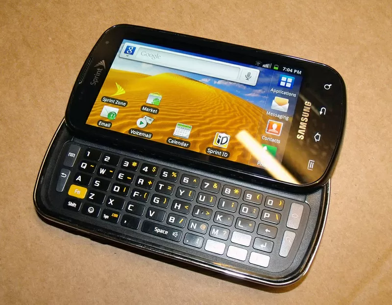 CDMA Samsung EPIC 4G (Galaxy S) - Android,  QWERTY-клавиатура 5