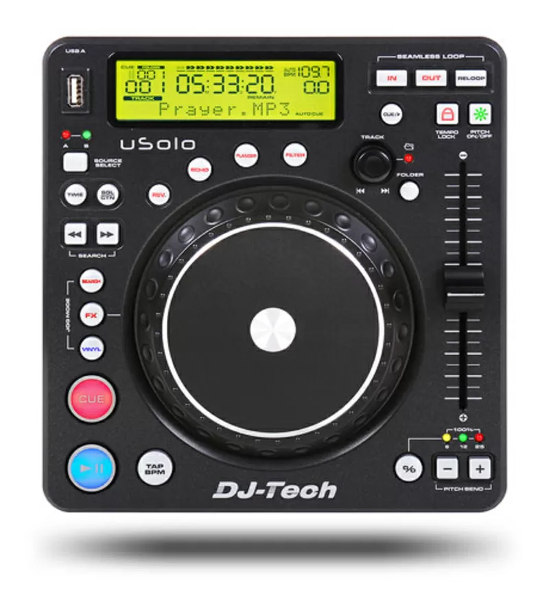 DJ-Tech uSolo - профессиональный USB-MP3-плеер. Новинка!