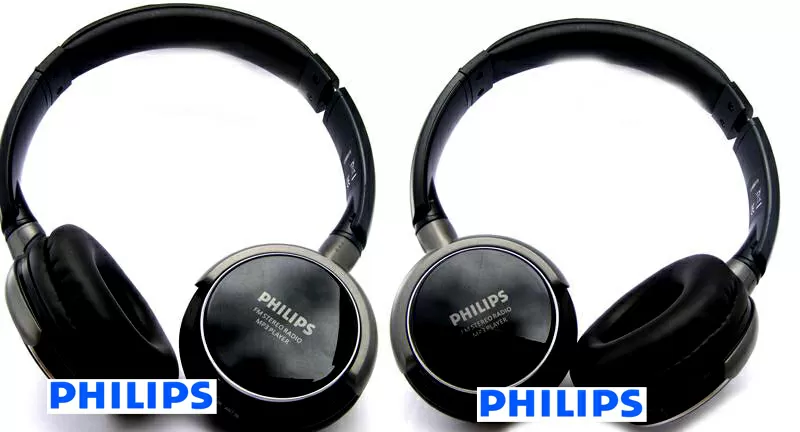 Headphones PHILIPS SHM 8810 Наушники с встроенным mp3 и fm radio Филип 2