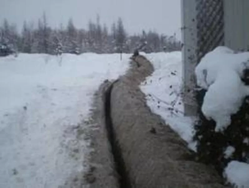 Копка траншей под водопровод,  фундамент. Копка выгребных ям,  колодцев. 2