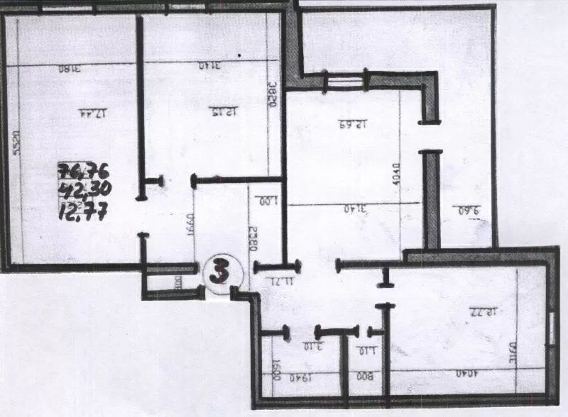 Продам 3х ком. квартиру в   новострое ул.Сахарова   