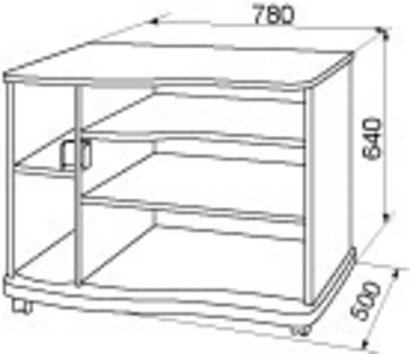 Волна. ТВ Тумба (компанит) 3