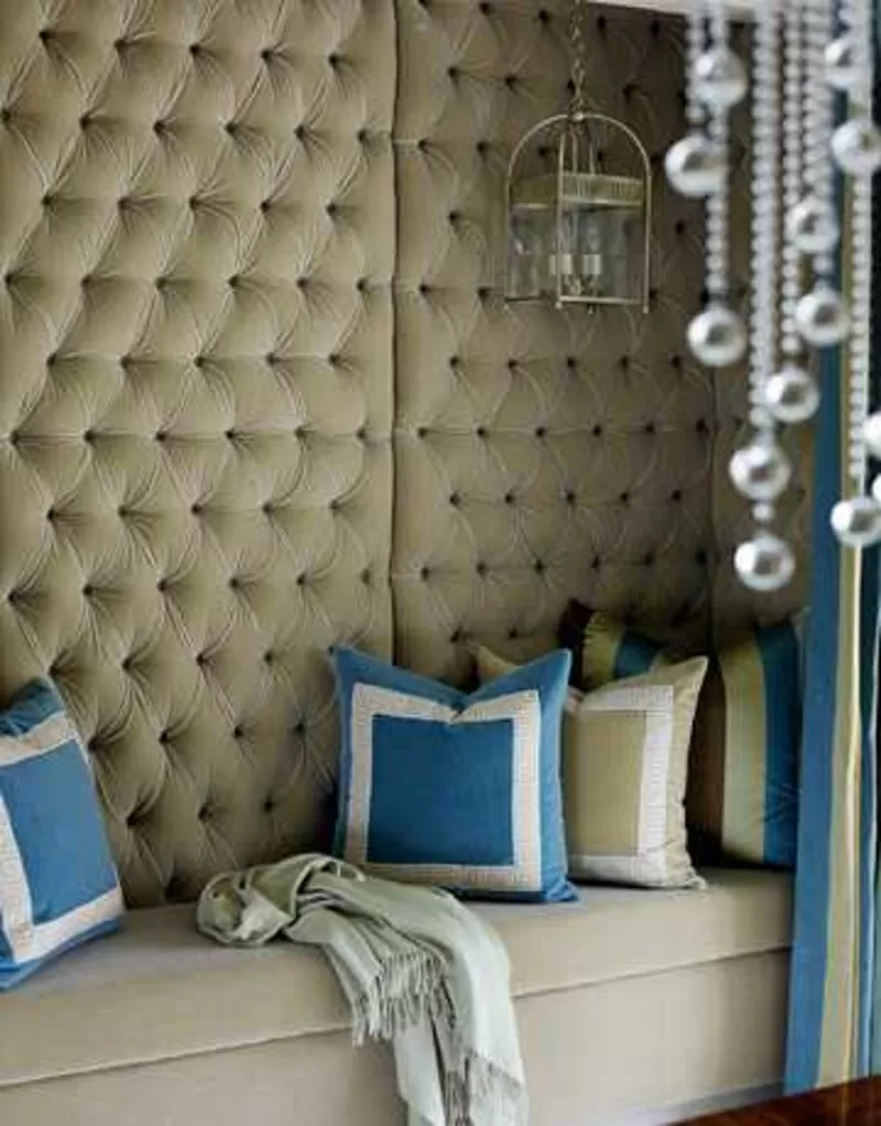 Оббивка стен тканью