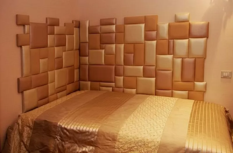 Оббивка стен тканью 2