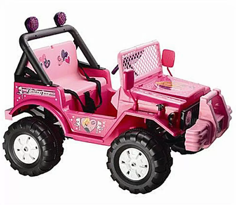 Детский электромобиль Jeep A15 с пультом PINK