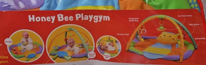 Детский развивающий коврик Honey Bee Playgym. Практически новый! 4