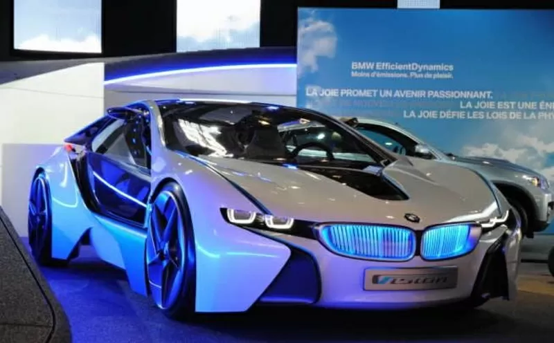 Продам Эксклюзив! Детски электромобиль BMW i8 Синий – Raspashonka 2