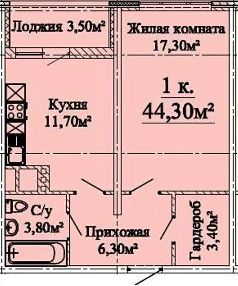 Продажа 1 комн Люстдорфская дорога Киевский р-н  рядом с парком