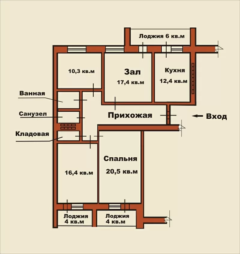 Продам 4х комн. кв. Днепродорога/Марсельская 0% комиссия. 10