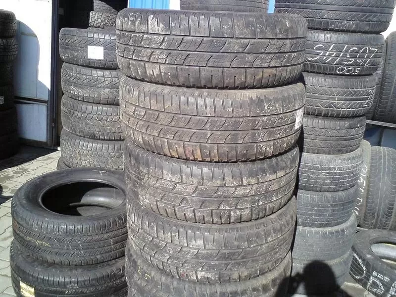 Продам комплект шин б/у лето R19 255/55  Pirelli 2