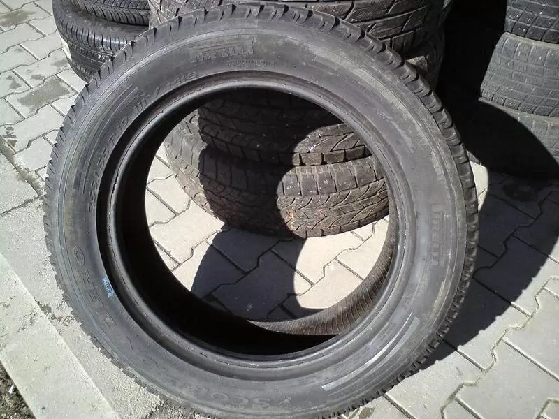 Продам комплект шин б/у лето R19 255/55  Pirelli 4